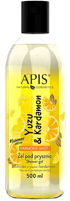 Shower Gel with Cardamom & Fruits Scent - Apis Professional Harmony Shot Shower Gel — photo N1