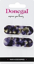 Fragrances, Perfumes, Cosmetics Hair Clips, 2 pcs, FA-5683, purple - Donegal