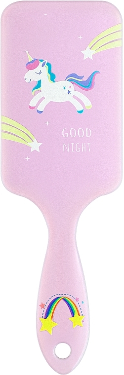 Rectangular Massage Brush, unicorn, FC-021 - Dini — photo N6