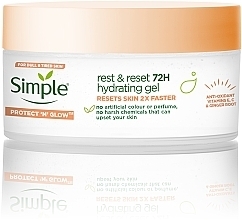 Moisturizing Gel '72 Hours. Rest & Reboot' - Simple Protect n Glow Hydrating Gel — photo N2