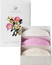 Fragrances, Perfumes, Cosmetics Set - Acca Kappa Soap Set (soap/3x150g)