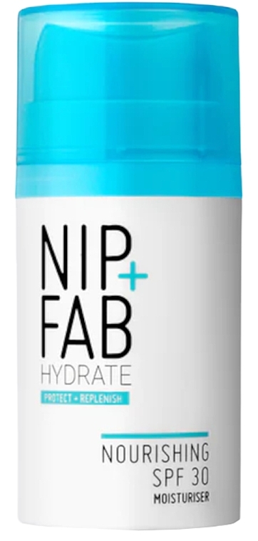 Nourishing & Moisturizing Face Cream - Nip + Fab Hydrate Nourishing SPF 30 Moisturiser — photo N1