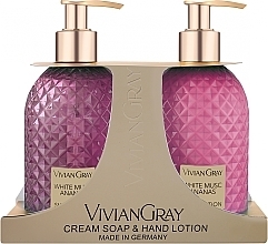 Fragrances, Perfumes, Cosmetics Set - Vivian Gray White Musc & Ananas (h/soap/300ml + h/lot/300ml)