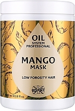 Fragrances, Perfumes, Cosmetics Mango Oil Mask for Low Porous Hair - Ronney Professional Oil System Low Porosity Hair Mango Mask	