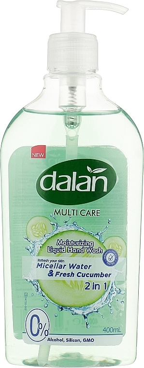 Micellar Water & Fresh Cucumber Liquid Soap - Dalan Multi Care Micellar Water & Fresh Cucumber — photo N1