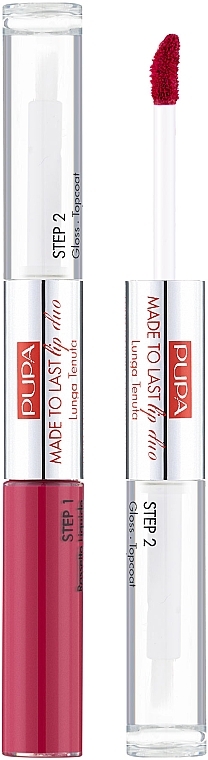 Lipstick & Gloss - Pupa Made To Last Lip Duo — photo N1