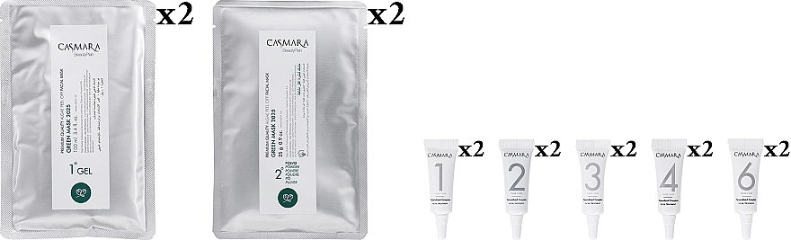 Face Treatment - Casmara Purifying Treatment (ampoules/10x4ml + mask/2x100ml + 2x25g) — photo N2