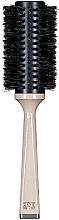 Fragrances, Perfumes, Cosmetics Boar Bristle Aluminum Hair Brush, d56mm - 3ME Maestri Square Roller Alluminium Reinforced Wild Boar Brush