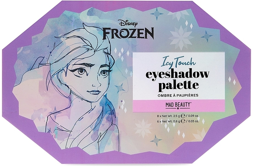 Eyeshadow Palette - Mad Beauty Disney Frozen Icy Touch Eyeshadow Palette — photo N1