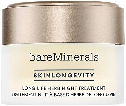 Fragrances, Perfumes, Cosmetics Night Face Cream - Bare Minerals Skinlongevity Long Life Herb Night Treatment