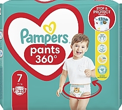 Diaper Pants, size 7, 17 kg, 32 pcs - Pampers — photo N13