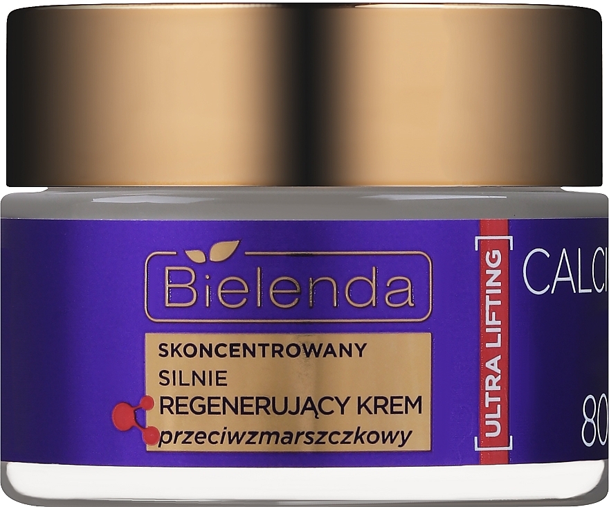 Highly Regenerating Anti-Wrinkle Cream 80+ - Bielenda Calcium + Q10 — photo N1