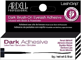 False Lash Glue - Ardell LashGrip Dark Brush-On Eyelash Adhesive — photo N7