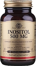 Fragrances, Perfumes, Cosmetics Dietary Supplement "Inositol" - Solgar Inositol 500 mg