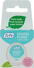 Expandable Waxed Dental Floss, 40 m - TePe Dental Floss Waxed Mint — photo N1