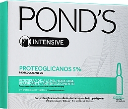 Fragrances, Perfumes, Cosmetics Anti-Wrinkle Face Ampoules - Pond's Facial Ampoule Proteglicanos Regenerates And Hydrates