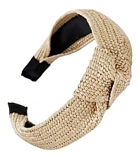 Fragrances, Perfumes, Cosmetics Head Band 'Braided turban', cream - Ecarla