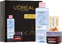 Fragrances, Perfumes, Cosmetics Set - L'Oreal Revitalift Laser X3 (cr/50ml + micellar/200ml + f/scrub/4ml)