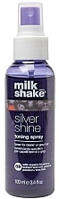 Fragrances, Perfumes, Cosmetics Blond and Gray Hair Toning Spray - Milk Shake Silver Shine Toning Spray