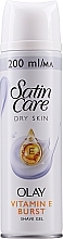 Fragrances, Perfumes, Cosmetics Women Shaving Gel - Gillette Satin Care Olay Violet Swirl