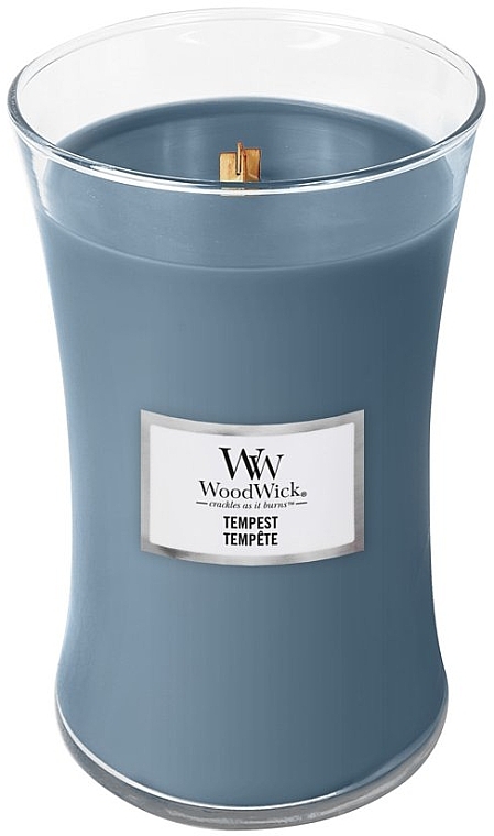 Scented Candle in Glass - WoodWick Hourglass Candle Tempest — photo N3