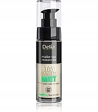 Fragrances, Perfumes, Cosmetics Mattifying Foundation - Delia Stay Flawless Matt Mattifying Foundation