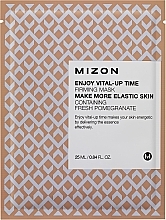 Fragrances, Perfumes, Cosmetics Firming Pomegranate Facial Sheet Mask - Mizon Enjoy Vital-Up Time