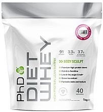 Fragrances, Perfumes, Cosmetics Diet Whey Raspberry & White Chocolate Flavoured - PhD Diet Whey Raspberry & White Chocolate