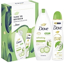 Set - Dove Cucumber & Green Tea Set (sh/gel/250ml + deo/150ml) — photo N1