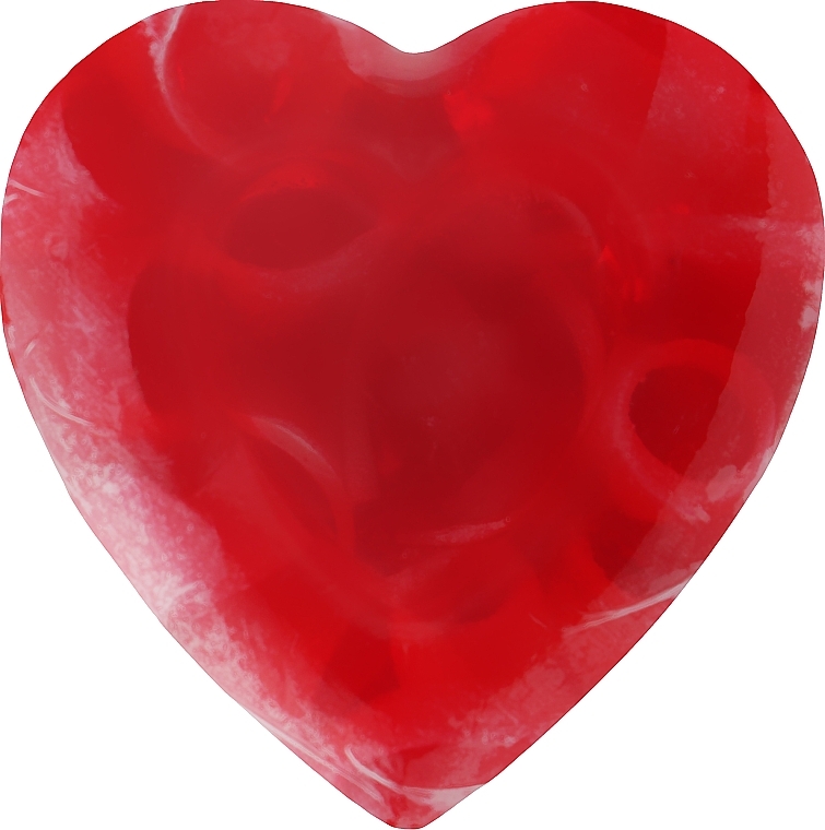 Large Heart Soap, raspberry-hamamelis - Soap Stories — photo N1