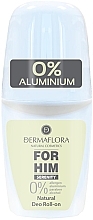 Fragrances, Perfumes, Cosmetics Men Roll-On Deodorant - Dermaflora For Him Serenity Natural Roll-On