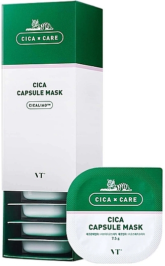 Centella Capsule Face Mask - VT Cosmetics Cica Capsule Mask — photo N1