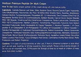 Face Remodulator Cream '9 Peptides' - Dr.Hedison Premium Peptide Multi 9+ Cream — photo N3