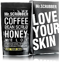 Fragrances, Perfumes, Cosmetics Face & Body Coffee Scrub "Melon" - Mr.Scrubber Honey Melon Scrub