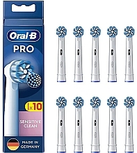 Fragrances, Perfumes, Cosmetics Replaceable Sonic Toothbrush Head, 10 pcs - Oral-B Sensitive Clean