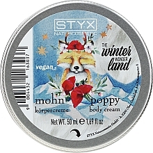 Fragrances, Perfumes, Cosmetics Poppy Oil Body Cream - Styx Naturcosmetic The Winter Wonderland Poppy Body Cream Edition