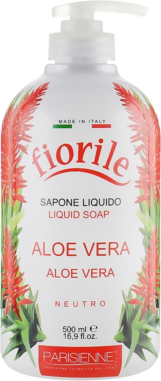 Liquid Soap "Aloe Vera" - Parisienne Italia Fiorile Aloe Vera Liquid Soap — photo N3
