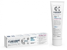 Teeth Mousse - Curaprox Curasept Biosmalto Impact Action Mousse Caries, Abrasion & Erosion Strawberry — photo N1