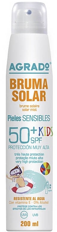 Kids Body Sun Spray SPF50+ - Agrado Mist Solar Kids SPF50+ — photo N1