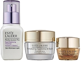 Fragrances, Perfumes, Cosmetics Set - Estee Lauder Ignite Your Radiance Skincare (serum/30ml + f/cr/30ml + eye/cr/5ml)