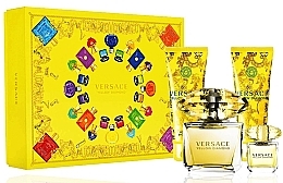 Fragrances, Perfumes, Cosmetics Versace Yellow Diamond - Set (edt/90ml + edt/5ml + b/lot/100ml + sh/gel/100ml) 