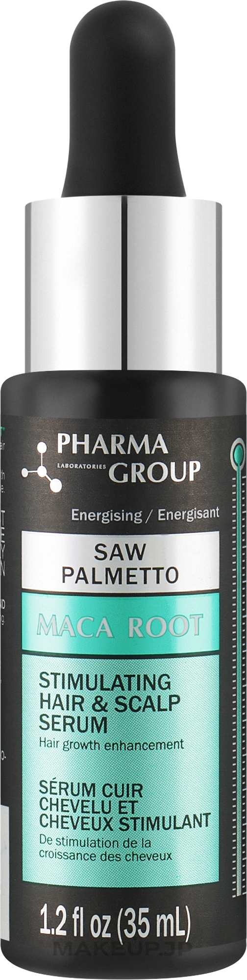 Stimulating Serum - Pharma Group Laboratories Saw Palmetto + Maca Root Hair & Scalp Serum — photo 35 ml