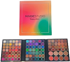 Makeup Palette - Magic Studio Happy Colors Eye And Face Shadow Palette — photo N1