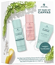 Set - Alterna My Hair My Canvas Trial Kit (h/cond/40ml + h/balm/25ml + h/cleanser/25ml) — photo N1