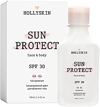 Fragrances, Perfumes, Cosmetics Face & Body Sunscreen - Hollyskin Sun Protect Face&Body Cream SPF 30