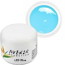 Nail Extension Gel - Avenir Cosmetics LED Blue — photo N1