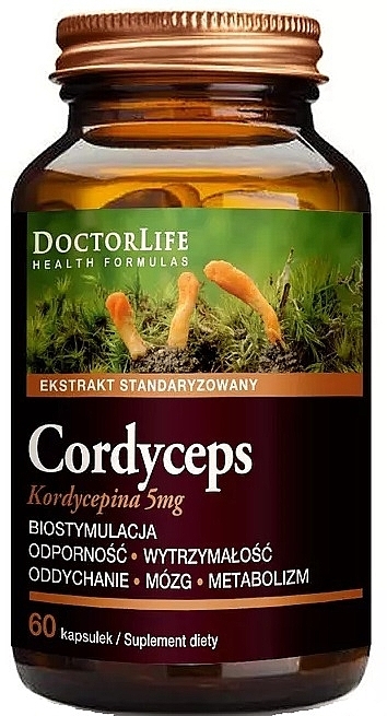 Cordyceps Food Supplement, 500 mg - Doctor Life Cordyceps 500 mg — photo N1