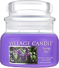 Fragrances, Perfumes, Cosmetics Scented Candle in Jar 'Spring Lilac' - Village Candle Spring Lilac