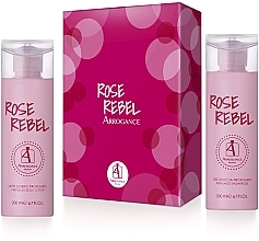 Fragrances, Perfumes, Cosmetics Arrogance Rose Rebel - Set (sh/gel/200ml + b/lot/200ml)