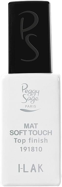 Matte Top Coat - Peggy Sage Top Finish Mat Soft Touch I-Lak — photo N1